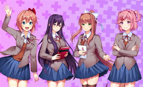 Characters in Doki Doki Literature Club!